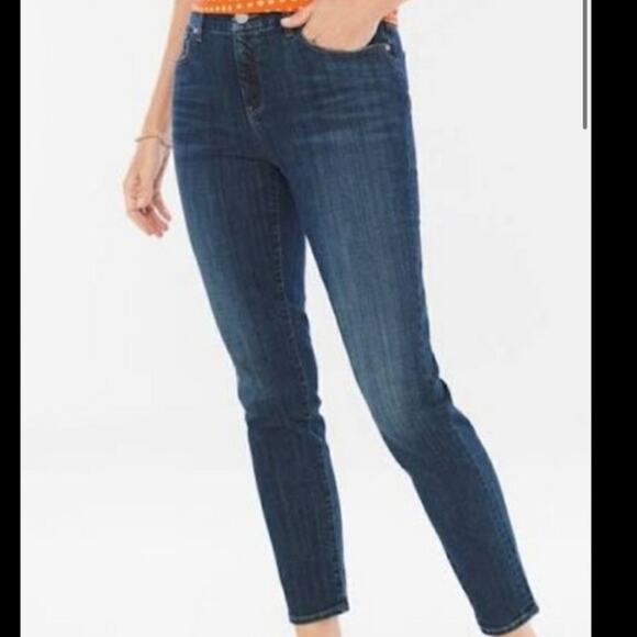 Chico’s So slimming Girlfriend Crop jeans Chico’s 0=4 - Picture 1 of 6